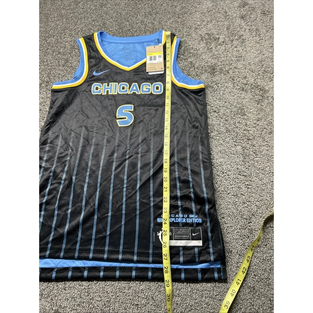 Nike Chicago Sky Angel Reese WNBA Jersey Womens Small Black DC9567-016